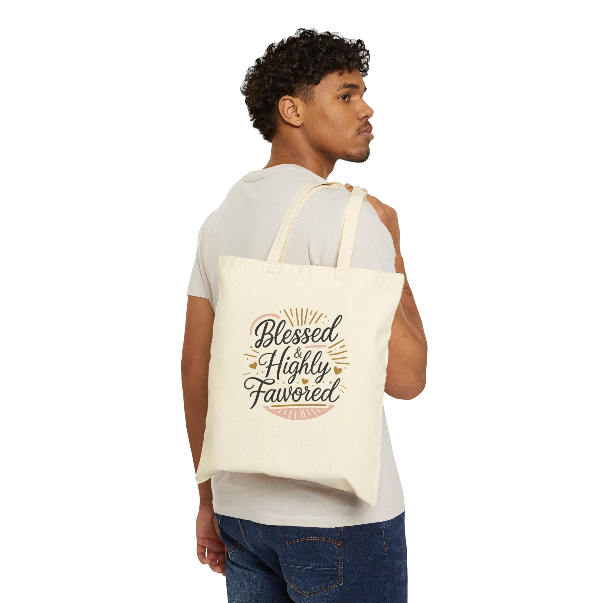 Faith Quote Cotton Canvas Tote Bag | Christian Accessories for Adults – Cozy Haven