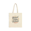 Faith Quote Cotton Canvas Tote Bag | Christian Accessories for Adults – Cozy Haven