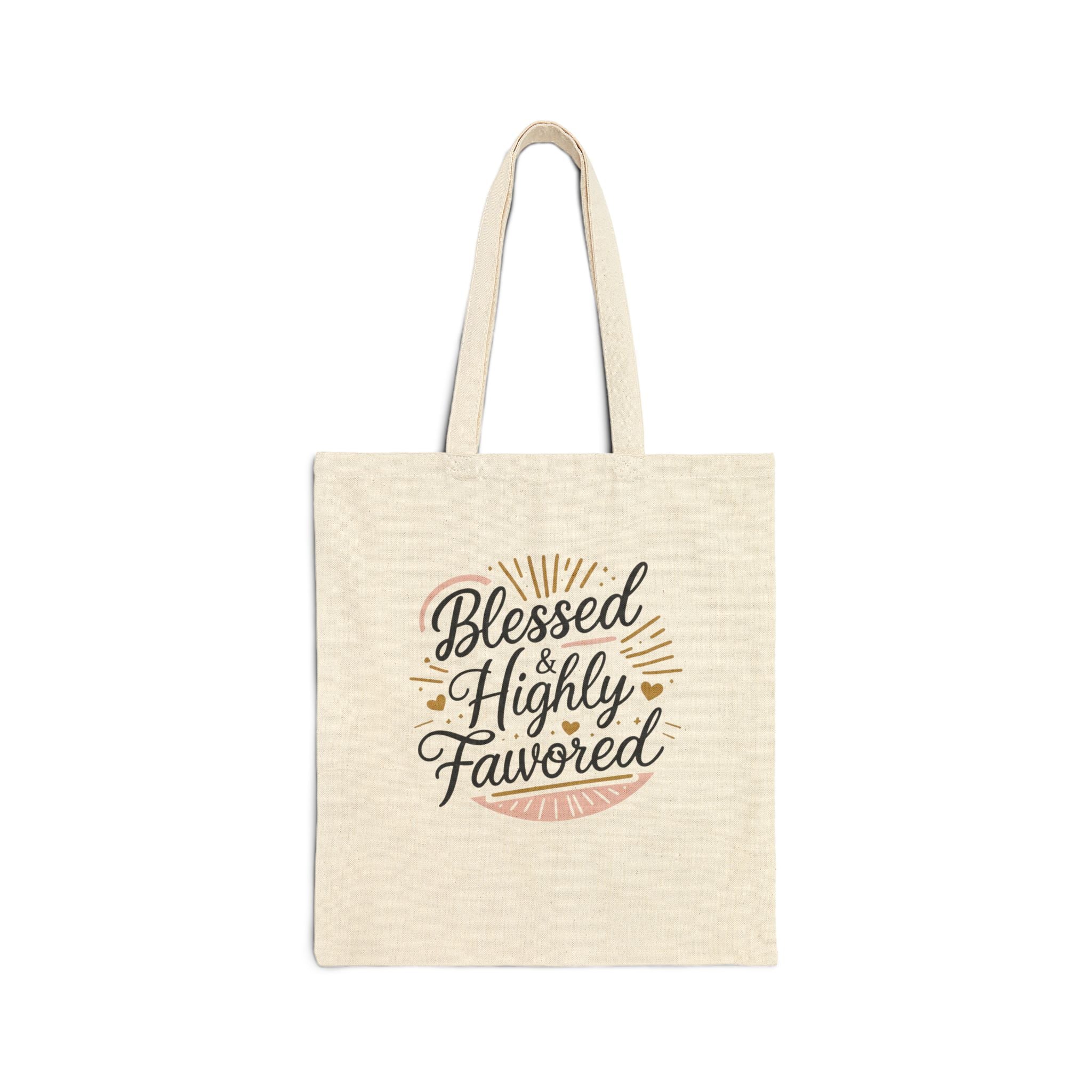 Faith Quote Cotton Canvas Tote Bag | Christian Accessories for Adults – Cozy Haven