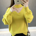 Velvet Padded Sweater | Women's Loose Fit Autumn Winter Pullover