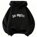Kids Los Angeles Letter Print Hoodie – Streetwear Sweatshirt for Boys & Girls | Sizes 110–160