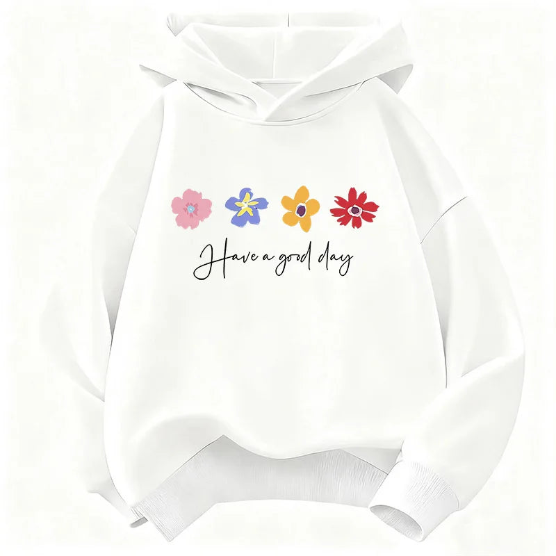 Have A Good Day Flower Hoodie for Kids | Children's Christian Sweatshirt