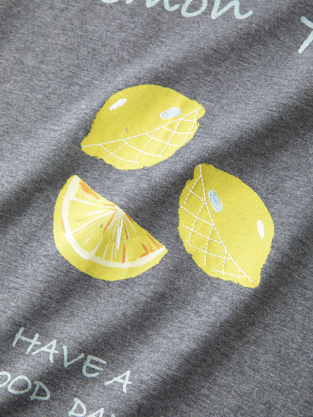 Women's Fruit Print Cotton Short Sleeve Top | Casual Loose Straight Shoulder Tee