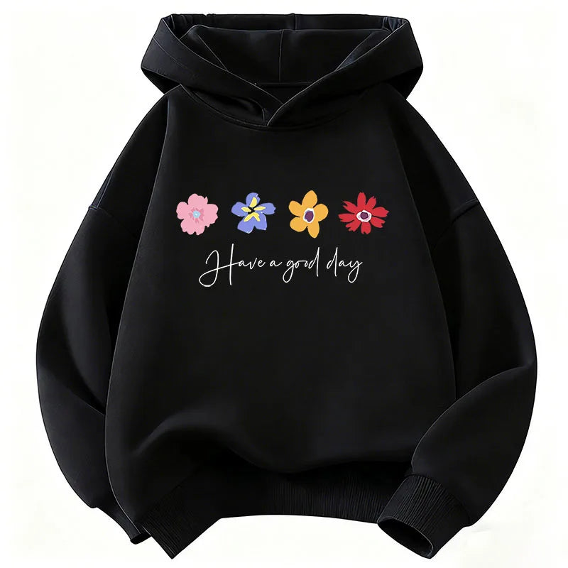 Have A Good Day Flower Hoodie for Kids | Children's Christian Sweatshirt
