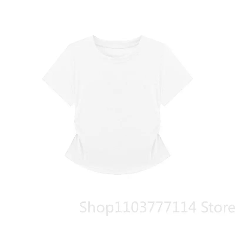 Women's Slim Fit Short Sleeve Top | Versatile Polyester Base Shirt