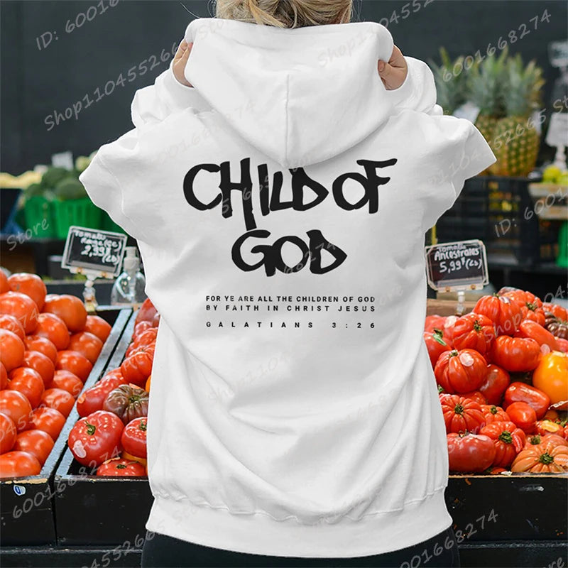 I Am a Child of God Hoodie – Christian Faith Sweatshirt for Women | Prayer Pullover
