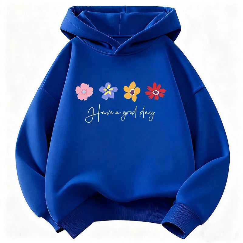 Have A Good Day Flower Hoodie for Kids | Children's Christian Sweatshirt