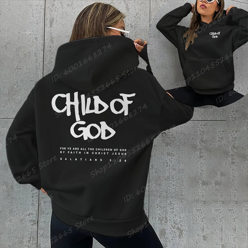 I Am a Child of God Hoodie – Christian Faith Sweatshirt for Women | Prayer Pullover
