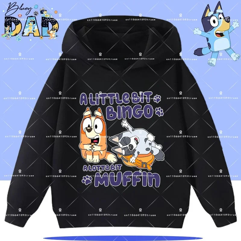 Kids Cartoon Winter Hoodie – Thick Warm Fleece Sweatshirt for Boys & Girls | Sizes 100–160