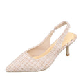 Women's Slingback Pointed Toe Stiletto Pumps – Party & Office Heels 4 Colors