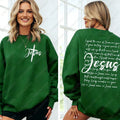 I Speak the Name of Jesus Sweatshirt – Christian Faith Hoodie for Men & Women