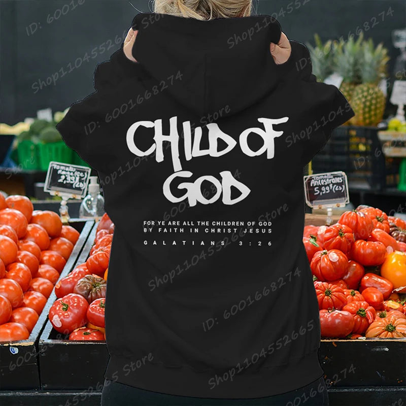 I Am a Child of God Hoodie – Christian Faith Sweatshirt for Women | Prayer Pullover