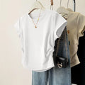 Women's Slim Fit Short Sleeve Top | Versatile Polyester Base Shirt