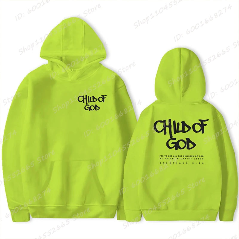 I Am a Child of God Hoodie – Christian Faith Sweatshirt for Women | Prayer Pullover