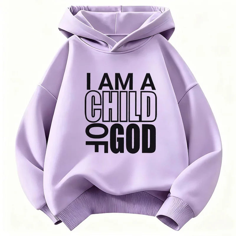 I Am A Child of God Kids Hoodie | Christian Children's Sweatshirt