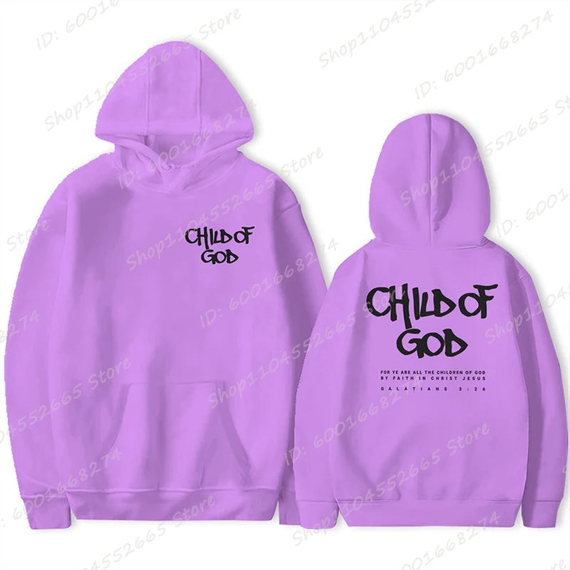 I Am a Child of God Hoodie – Christian Faith Sweatshirt for Women | Prayer Pullover